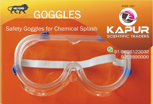 Polycarbonate Safety Goggles for Chemical Splash