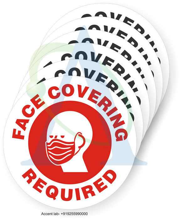 Face Covering Required Pack of 10