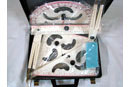 Rain Gauges Brass,Time Indicator,Sextant model,Vernier Caliper,Mensuration kit,Banking Dummy Cheque.