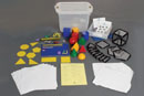 Pythagoras theorem, Plastic moulds, Magnet fraction disc, geometrical figures, Geometrical instruments