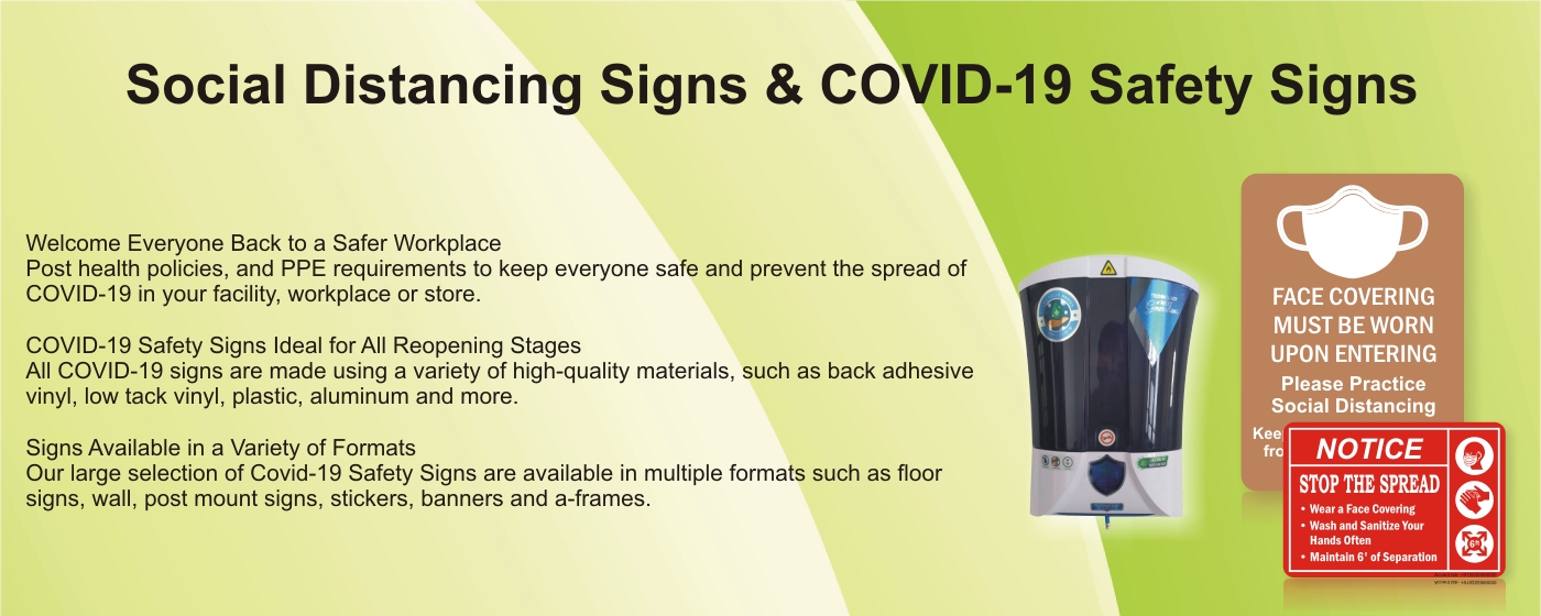Social Distancing Signs