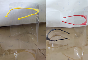 Polycarbonate Face Shield With Eye Glasses