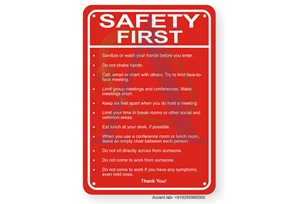 Safety First - Sanitize Or Wash Your Hands Before You Enter